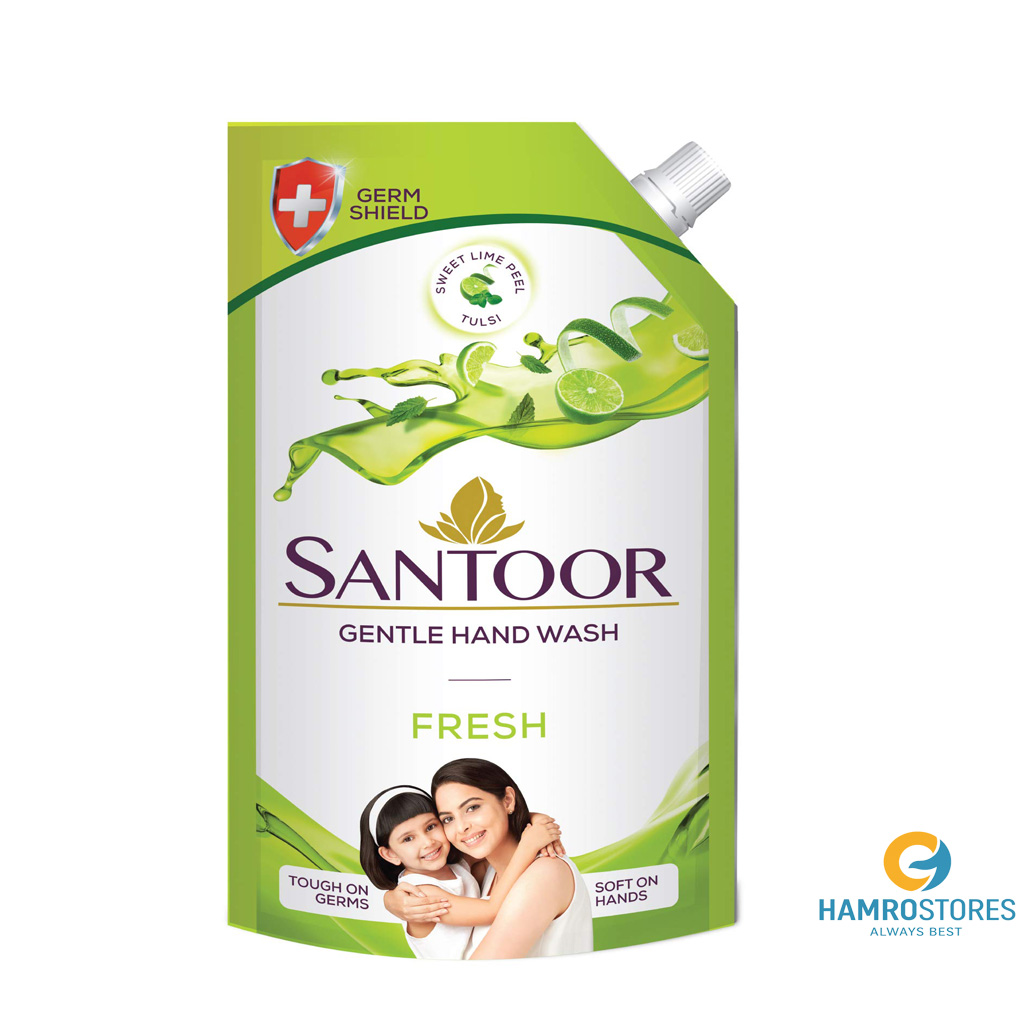 Santoor Hand Wash Fresh 675Ml